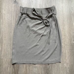✨NWT✨Eileen Fisher Silk Georgette Crepe Drape Front Skirt
